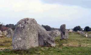 standing stones at Carnac