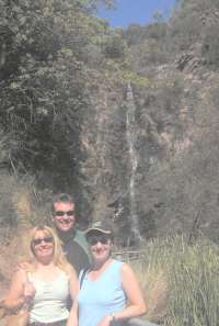 Mike, Debbie and me in the hills around Adelaide, South Australia