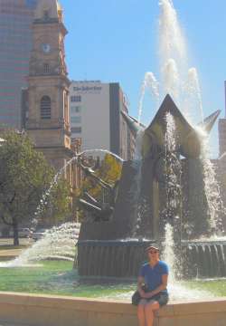 Fountain, Victorai Square, Adelaide, South Australia