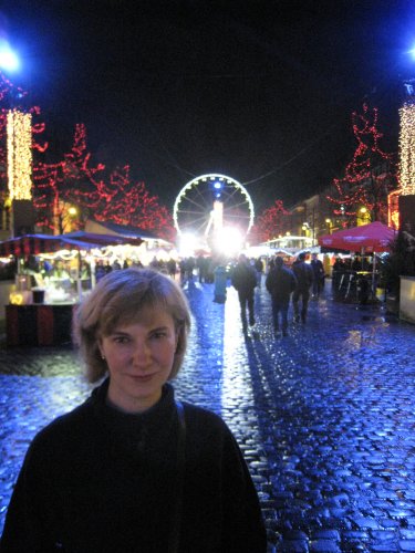 Fiona at place Sainte Catherine, Brussels
