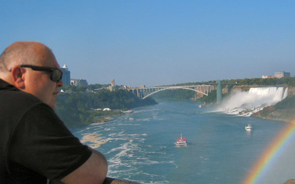 looking at the American falls, Niagara Falls