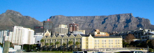 Table Mountain dominates the Cape Town skyline