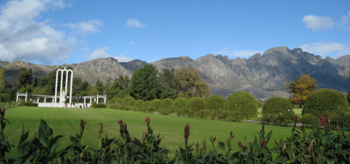 Huguenot Monument commemorates the arrival of the French settlers in Franschhoek