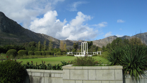 The Huguenot Monument in Franschhoek, South Africa