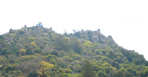 The Moorish Castle high up above Sintra