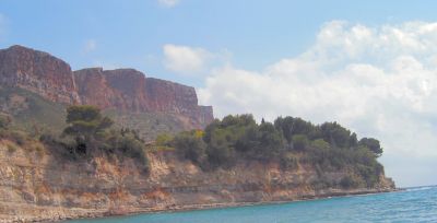 the clifftops at Cassis