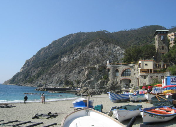 beach at Monterosso, Cinque Terre
