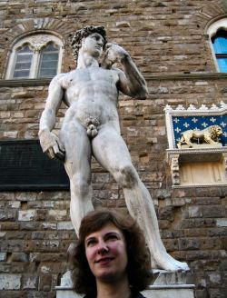 up close and personal with Michelangelo's David