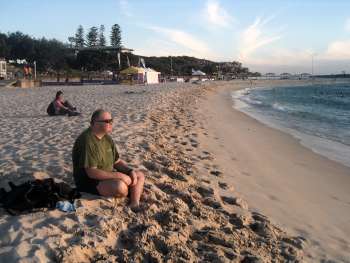 looking out over the Indian Ocean at Cottesloe, Western Australia
