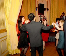 dancing at the ball