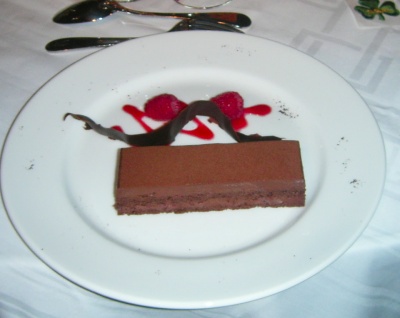 the opera chocolate dessert was yummy!