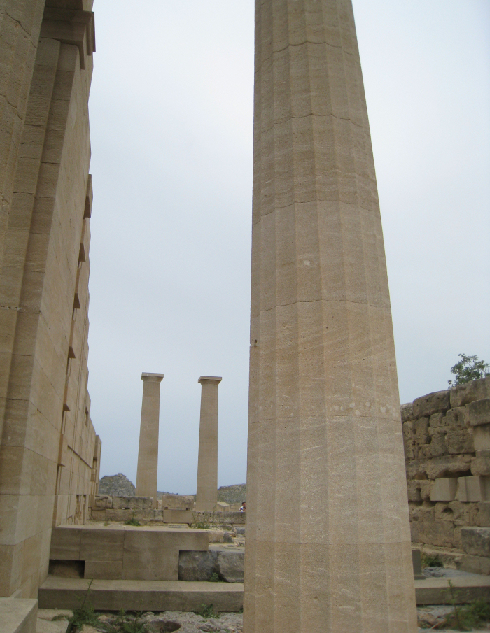 Lindos acropolis, temple to Athena