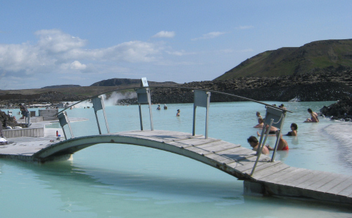 outdoor spa, Blue Lagoon Iceland