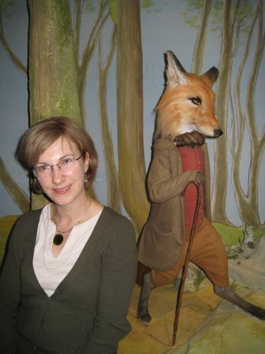 Mr Tod, the fox at the Beatrix Potter attraction