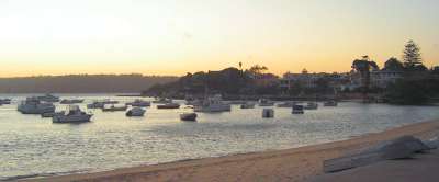 sun set over Watsons Bay, Sydney, Australia