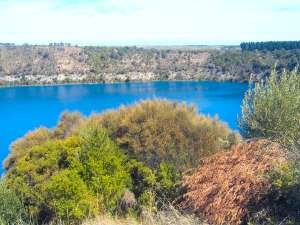 Blue Lake in the summer at Mount Gambier