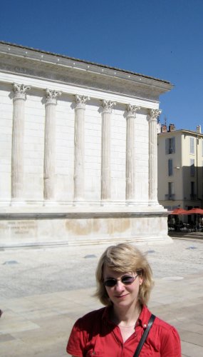 the maison carree. The Maison Carrée is a Roman