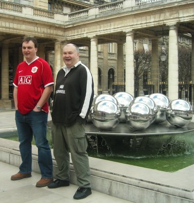 John and Mike in Paris