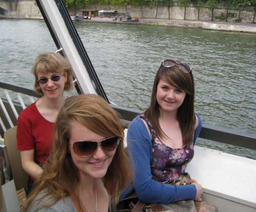 boat trip on the river Seine, Paris