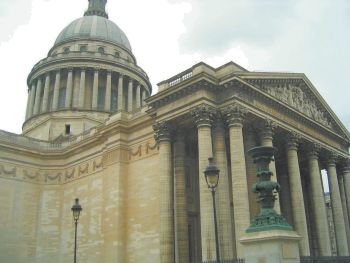 Panthéon in the Latin Quarter in Paris