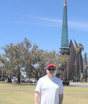 John at the Bell Tower, Perth, Western Australia