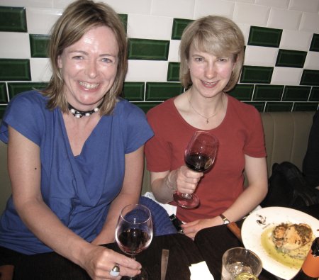 Fiona & Cliodhna at Phil's birthday dinner