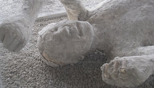 female citizen of Pompeiii who died during the eruption of Vesuvius.