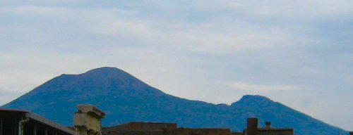 the volcano Vesuvius in Italy