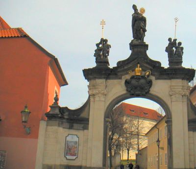 archway near the castle