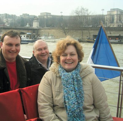 all aboard for a cruise on the Seine