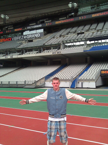 Alex at the Stade de France