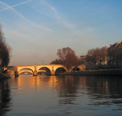 The bridges over the Seine in Paris