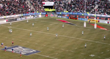 Ireland played France at the Stade de France 
