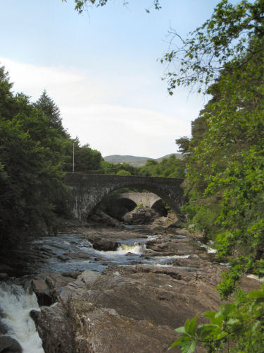 waterfalls of the River Moriston, Loch Ness