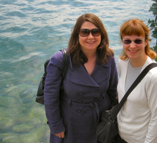 Nicola & Fiona at Lake Luzern