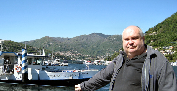 John at Lake Como, Italy.