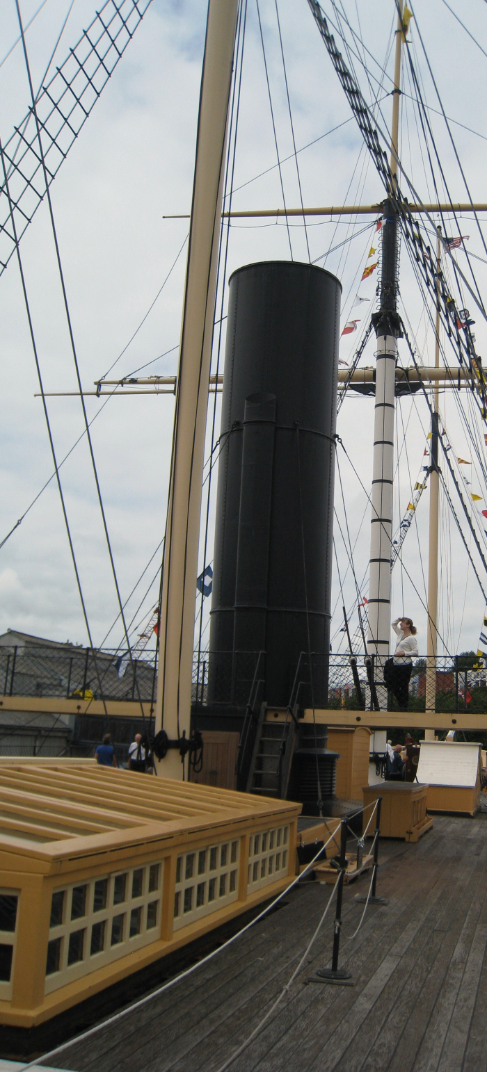 on board the restored SS Great Britain