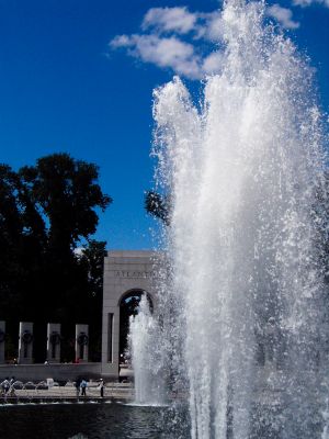 The Atlantic Arch of the Second World War memorial in Washington