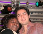 David and Doreen enjoy the party