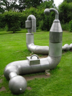 Eduardo Paolozzi's sculptures at the Yorkshire Sculpture Park