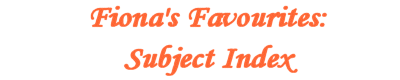 Subject Index
