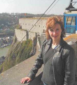 Fiona at the Dinant citadel