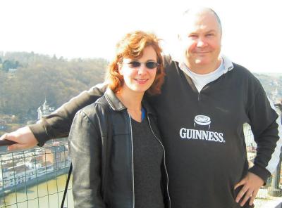 For a change a picture of the both of us!