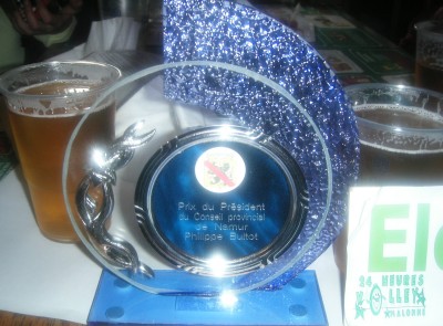 We won a trophy for being the only international team this year