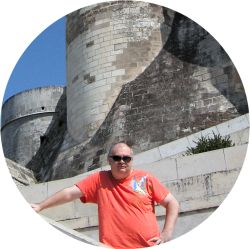John at the Chateau in Amboise summer 2006