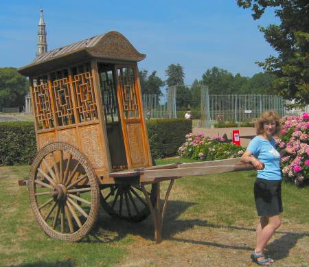 Fiona on the pull in Amboise!