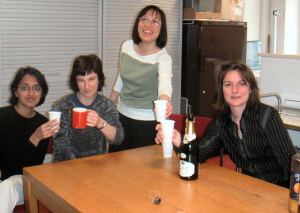 Zarine, Fiona, Trang and April