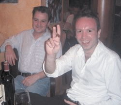 Dick and Gareth and the after dinner cigars
