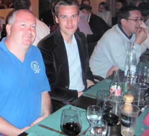 John, Stefan and Max took their seats