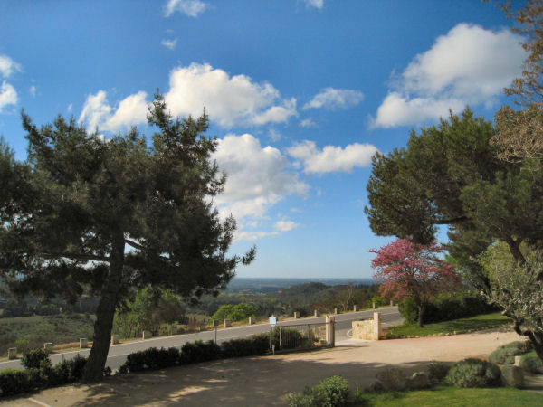 view from hotel Le Mas d'Aigret
